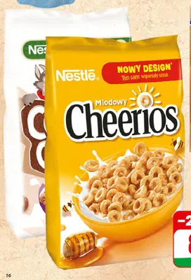 Płatki śniadaniowe Miodowy Cheerios Nestlé promocja w Dino
