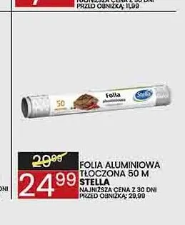 Folia aluminiowa tłoczona Stella promocja w Wafelek
