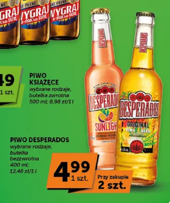 Piwo Desperados Original promocja w Euro Sklep