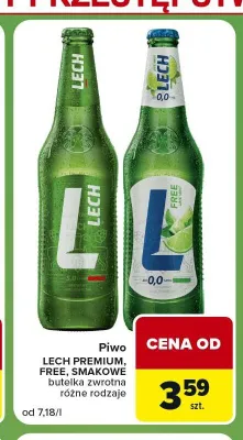 Piwo Lech Premium promocja w Carrefour Express