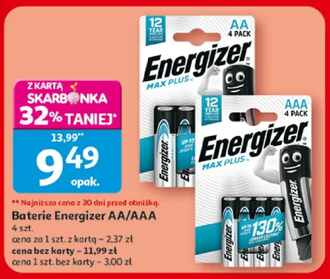 Baterie AA/AAA promocja w Auchan