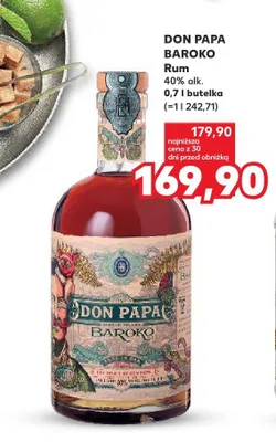Rum Don Papa Baroko promocja w Kaufland