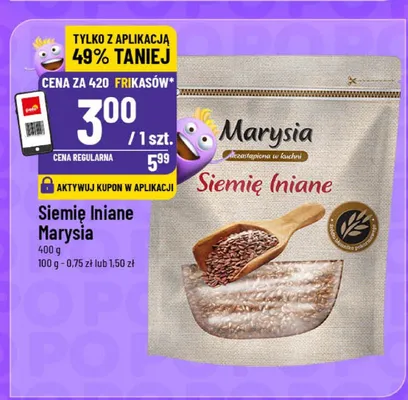 Siemię lniane promocja w POLOmarket