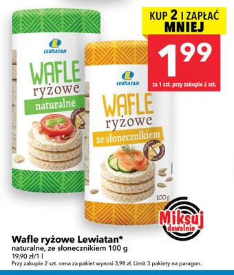 Wafle ryżowe naturalne Lewiatan promocja w LEWIATAN