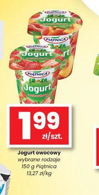 Jogurt owocowy Piątnica promocja w emma MARKET