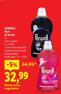 Płyn do prania Perwoll promocja w Lidl