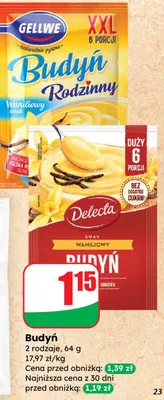 Budyń rodzinny promocja w Dino