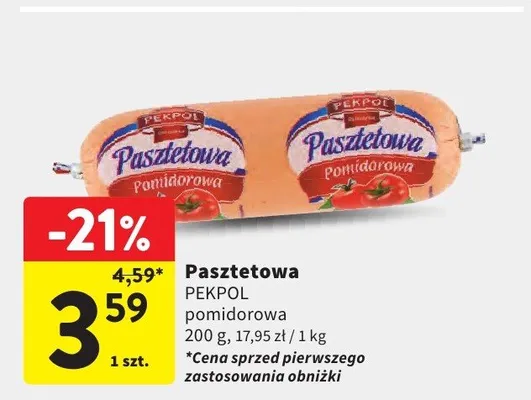 Pasztetowa pomidorowa promocja w Intermarche