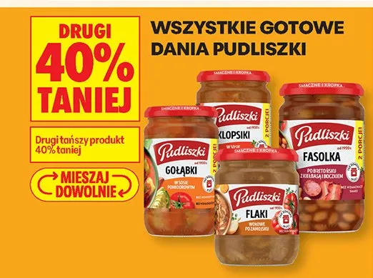 Dania gotowe Pudliszki - Gołąbki promocja w Biedronka