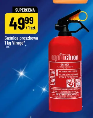 Gaśnica proszkowa 1kg promocja w POLOmarket