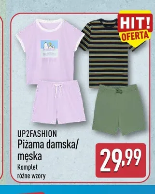 Piżama damska UP2FASHION promocja w Aldi