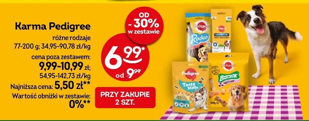 Karma Pedigree różne rodzaje promocja w Żabka