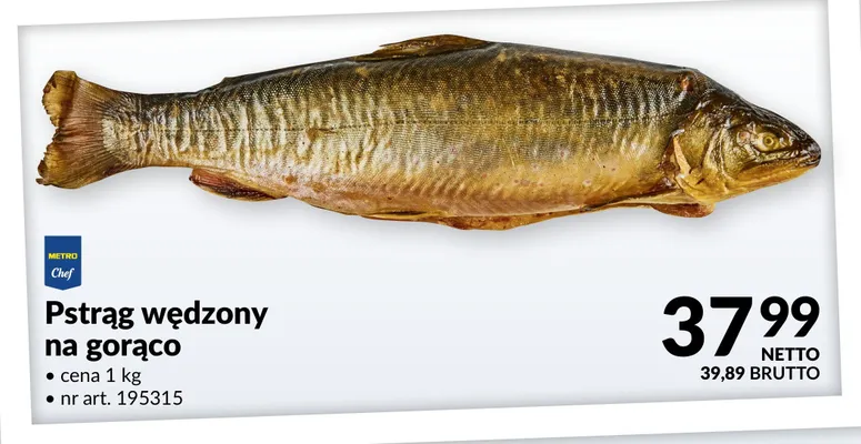 Pstrąg wędzony na gorąco promocja w Makro