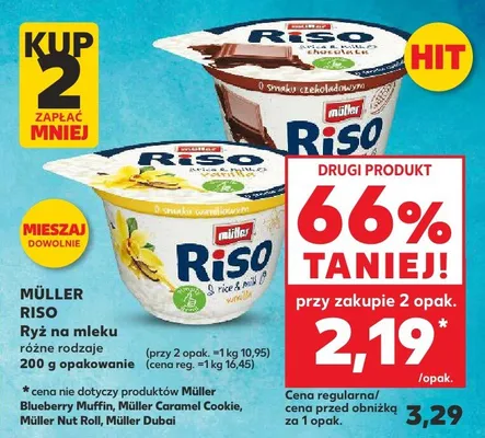 Ryż na mleku różne rodzaje promocja w Kaufland