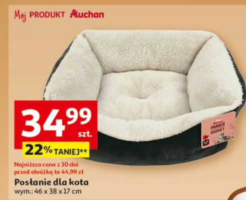 Posłanie dla kota promocja w Auchan