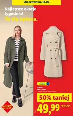 Trencz damski Esmara promocja