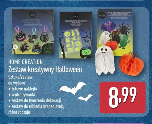 Zestaw kreatywny Halloween wydrapywanki Home Creation promocja w Aldi