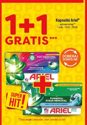 Kapsułki Ariel promocja w POLOmarket