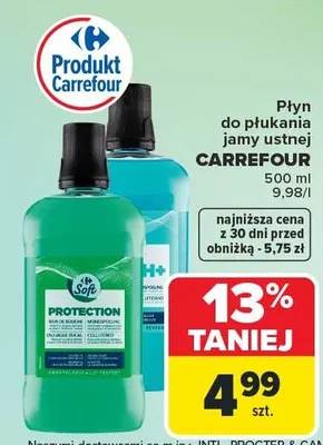 Płyn do płukania jamy ustnej promocja w Carrefour