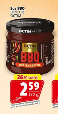 Sos BBQ Octim promocja w Prim Market