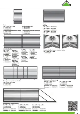 Ogrodzenia Polbram, strona 18 promocja w Leroy Merlin
