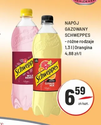 Napój gazowany Schweppes Zero Citrus Mix promocja w Sedal