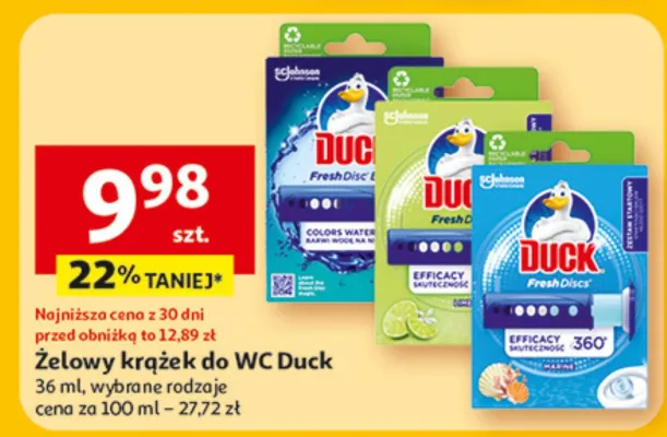Żelowy krążek do WC promocja w Auchan