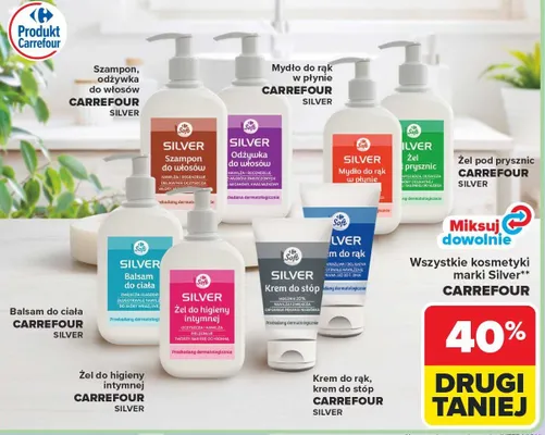Żel do higieny intymnej Silver promocja w Carrefour