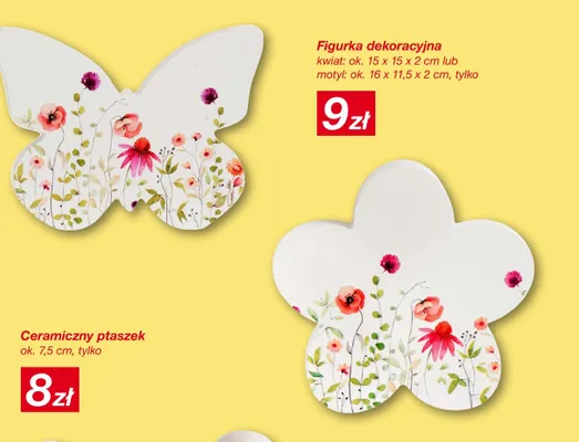 Figurka dekoracyjna motyl promocja w KiK