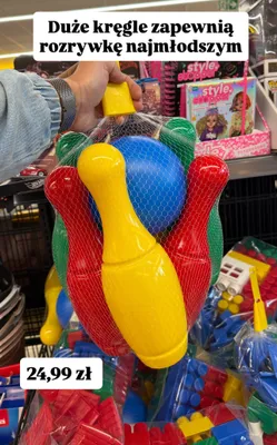 Duże kręgle  promocja w Biedronka