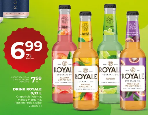 Drink ROYALE Mango Margarita promocja w Duży Ben