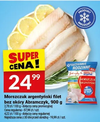 Morożczuk argentyński filet bez skóry promocja w Twój Market
