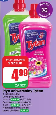 Płyn uniwersalny Tytan promocja w Dino