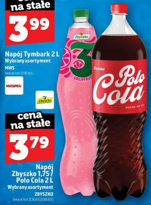 Napój Zbyszko 3 Grejpfrut promocja w TOPAZ