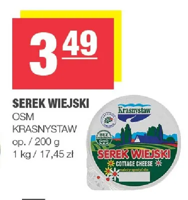 Serek wiejski Krasnystaw promocja w SPAR