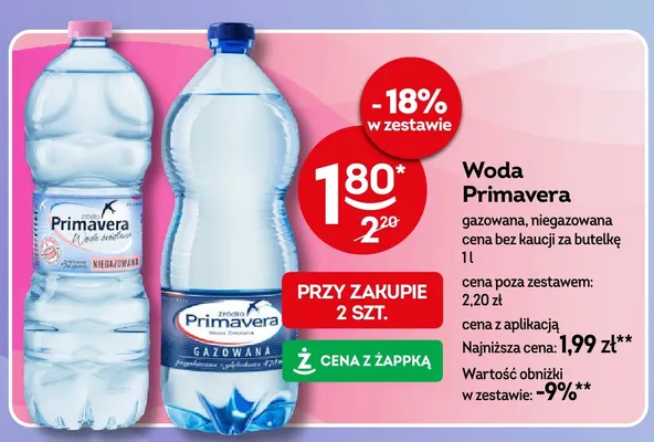 Woda niegazowana Kryniczanka promocja w Żabka