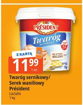 Serek waniliowy Président promocja w Leclerc