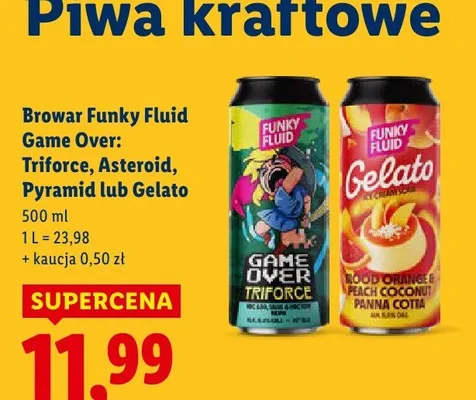 Piwo Browar Funky Fluid Pyramid  promocja w Lidl