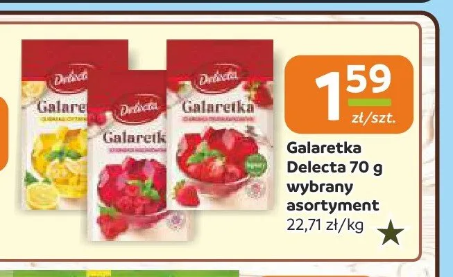 Galaretka Delecta promocja w Społem Częstochowa
