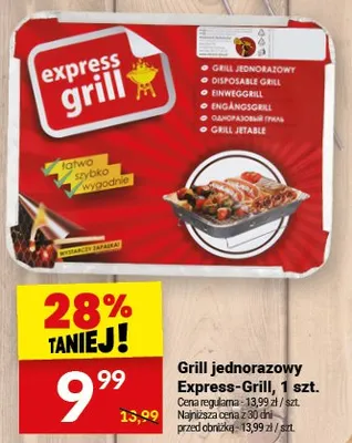 Grill jednorazowy Express-Grill promocja w Twój Market