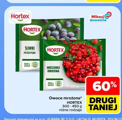 Owoce mrożone Hortex mieszanka owocowa promocja w Carrefour