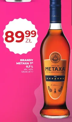 Brandy Metaxa 7* promocja w Duży Ben