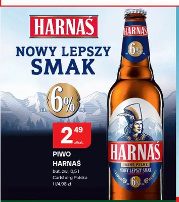Piwo Harnaś promocja w Chorten