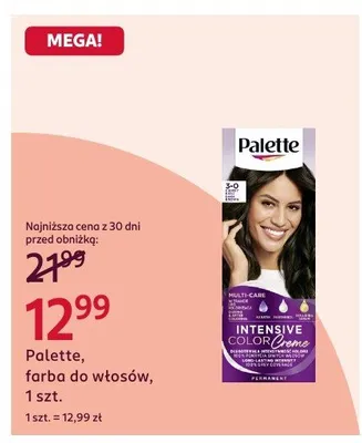 Farba do włosów Palette Intensive Color Creme promocja w Rossmann