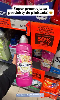Płyn do płukania Coccolino Perfume & Care Tiare Flower & Red Fruits promocja w Aldi