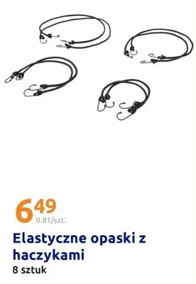 Opaski elastyczne z haczykami promocja w Action