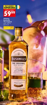 Whiskey Bushmills The Original promocja w Biedronka