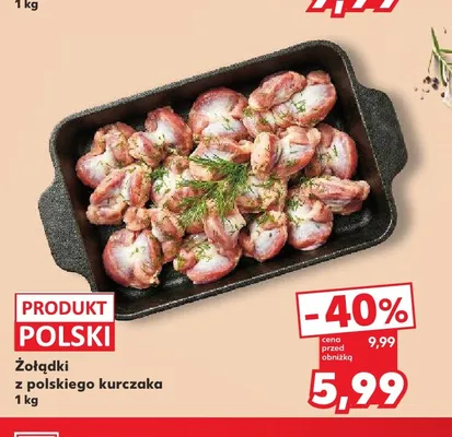 Żołądki z polskiego kurczaka promocja w Kaufland