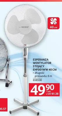 Wentylator stojący ESPERANZA EHF001WW 40cm promocja w Selgros
