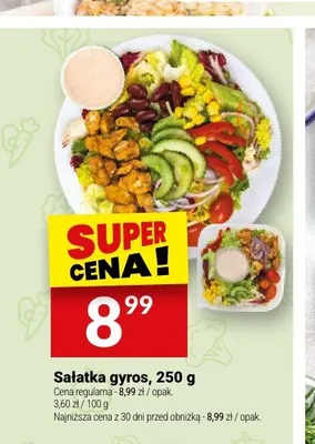 Sałatka gyros promocja w Twój Market